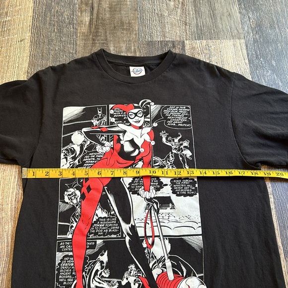 Retro Harley Quinn Batman Joker DC Comics Black T Shirt Men’s Size Medium - Picture 4 of 7